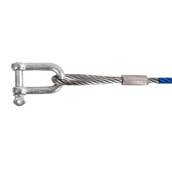 Lampa - Ατσαλένιο Συρματόσχοινο Ρυμούλκησης Μήκος 3.5m Διάμετρος 6mm - Αντοχή 3.000kg - 1 τεμ (L6058.1)