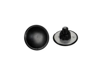 ΤΑΠΕΣ ΚΕΡΑΙΑΣ ΜΑΥΡΕΣ 22 mm 2 ΤΕΜ.