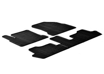 ΜΑΡΚΕ ΠΑΤΑΚΙΑ ΣΕ ΣΚΑΦΗ ΛΑΣΤΙΧΟ ΓΙΑ CITROEN C4 PICASSO 03/2007-05/2013 SUMISURA ΣΕ ΜΑΥΡΟ ΧΡΩΜΑ ME ΚΟΥΜΠΩΜΑΤΑ LAMPA - 5 ΤΕΜ.