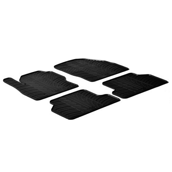 LAMPA - ΠΑΤΑΚΙΑ ΑΥΤΟΚΙΝΗΤΟΥ ΑΠΟ ΛΑΣΤΙΧΟ ΓΙΑ FORD FOCUS 3D / 5D 05/2002-02/2011 / FORD FOCUS WAGON 05/2002-05/2011 ΣΕ ΜΑΥΡΟ ΧΡΩΜΑ ME ΚΟΥΜΠΩΜΑΤΑ - 4 ΤΕΜ.