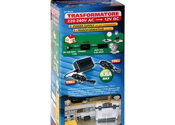 ΜΕΤΑΣΧΗΜΑΤΙΣΤΗΣ-ΑΝΤΑΠΤΟΡΑΣ 220-240V-12V 5.8A ΜΕ ΚΑΛΩΔΙΟ 350cm