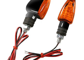 ΦΛΑΣ ΜΗΧΑΝΗΣ ARROW 12V LED (68 x 27 mm) ΜΑΥΡΟ ΜΕ ΠΟΡΤΟΚΑΛΙ ΤΖΑΜΑΚΙ -2 ΤΕΜ.