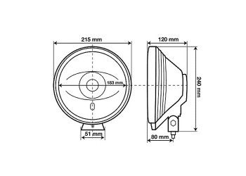 ΠΡΟΒΟΛΕΑΣ ANGEL-EYES 12/24V H3 130W ΛΕΥΚΟΣ