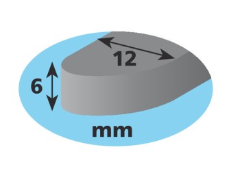 TAINIA ΣΕ ΠΛΑΣΤΙΚΗ ΒΑΣΗ 18 LED 12V 38 cm ΜΠΛΕ -1 ΤΕΜ.