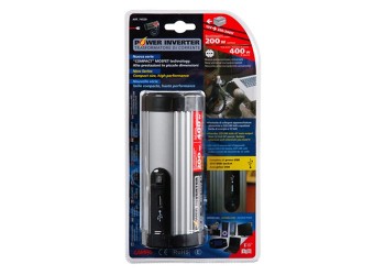 POWER INVERTER 200 ΜΕΤΑΤΡΟΠΕΑΣ 12V > 220V MAX POWER 200W - PEAK POWER 400W