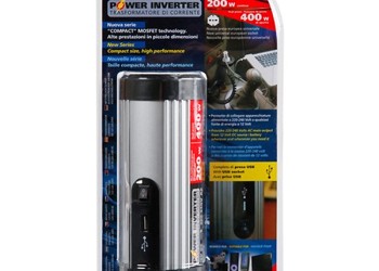 POWER INVERTER 200 ΜΕΤΑΤΡΟΠΕΑΣ 12V > 220V MAX POWER 200W - PEAK POWER 400W