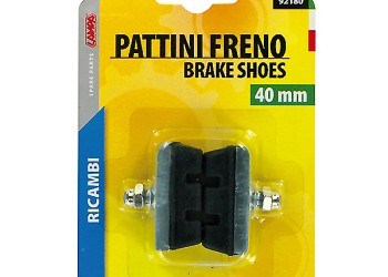 ΤΑΚΑΚΙΑ ΦΡΕΝΩΝ ΠΟΔΗΛΑΤΟΥ ΓΙΑ ΤΥΠΟ ΦΡΕΝΩΝ " CALIPER" 40mm PF-0 ΜΑΥΡΟ/ΑΣΗΜΙ 2ΤΕΜ.