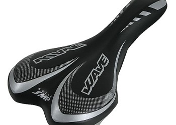 Σέλα ποδηλάτου (270x140mm /370gr) μαύρη Wave Saddle