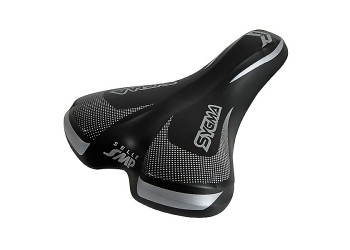 Σέλα ποδηλάτου (260x180mm /480gr) μαύρη Sygma Saddle