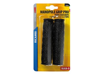 ΧΕΙΡΟΛΑΒΕΣ ΠΟΔΗΛΑΤΟΥ 125+125mm 22mm ΜΑΥΡΑ GRIP-PRO MAN-0 2ΤΕΜ