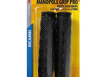 ΧΕΙΡΟΛΑΒΕΣ ΠΟΔΗΛΑΤΟΥ 125+125mm 22mm ΜΑΥΡΑ GRIP-PRO MAN-0 2ΤΕΜ