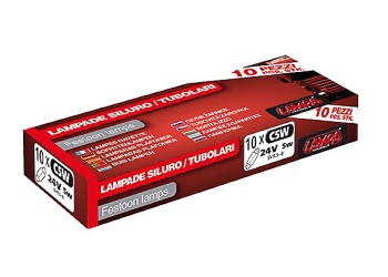 ΛΑΜΠΑΚΙ 24V C5W - 5W (SV8,5-8)