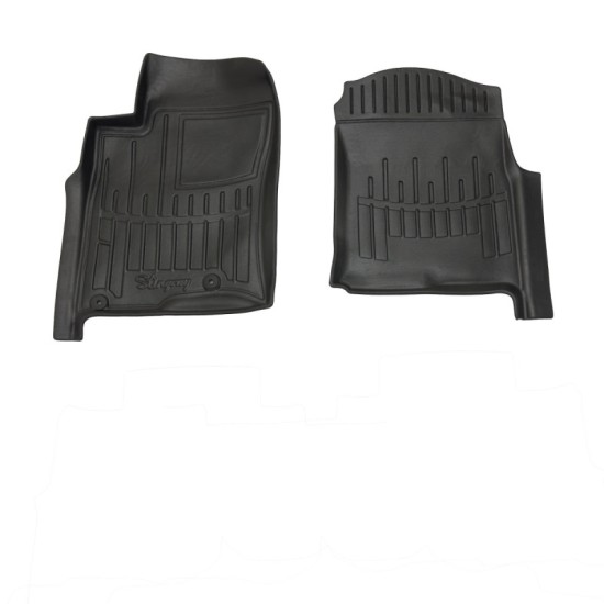 Race Axion - Προστατευτικά Πατάκια τύπου Σκαφάκια για Lexus GX (UZJ120) 2002-2009 / Toyota Land Cruiser Prado (J120) 2002-2009 5πορτο υλικό Λάστιχο με Κουμπώματα - 2 τεμ. (5022092/ST)