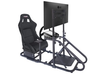 ΒΑΣΗ ΓΙΑ ΠΡΟΣΟΜΟΙΩΤΗ ΟΔΗΓΗΣΗΣ/ ΠΑΙΧΝΙΔΙΑ SIM STATION 6 ΜΑΥΡΗ ΓΙΑ BUCKET ΚΑΘΙΣΜΑ/ΤΙΜΟΝΙ/ΤΗΛΕΟΡΑΣΗ​​ SIMONI RACING - 1 TEM.