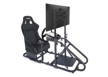 ΒΑΣΗ ΓΙΑ ΠΡΟΣΟΜΟΙΩΤΗ ΟΔΗΓΗΣΗΣ/ ΠΑΙΧΝΙΔΙΑ SIM STATION 6 ΜΑΥΡΗ ΓΙΑ BUCKET ΚΑΘΙΣΜΑ/ΤΙΜΟΝΙ/ΤΗΛΕΟΡΑΣΗ​​ SIMONI RACING - 1 TEM.