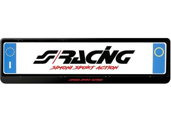 ΠΛΑΙΣΙΟ ΠΙΝΑΚΙΔΑΣ ΜΑΥΡΟ 53,5x14cm SIMONI RACING - 1 TEM