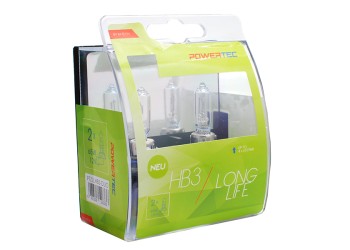 HB3 12V 65W 3.150K P20d POWERTEC LONG LIFE ΑΛΟΓΟΝΟΥ 2ΤΕΜ.