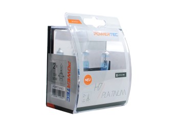 H7 12V 55W 3.250K +130% PX26d POWERTECK PLATINUM 2ΤΕΜ. M-TECH