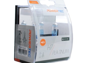 H7 12V 55W 3.250K +130% PX26d POWERTECK PLATINUM 2ΤΕΜ. M-TECH