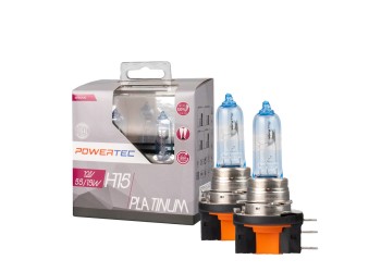 ΛΑΜΠΕΣ H15 12V 55/15W +130% POWERTEC PLATINUM mTECH - 2 Τεμ.