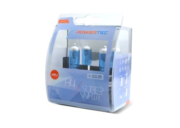 H4 12V 60/55W 3.450K P43t POWERTECK SUPERWHITE 2ΤΕΜ.