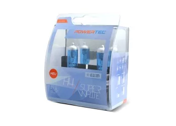 H4 12V 60/55W 3.450K P43t POWERTECK SUPERWHITE 2ΤΕΜ.
