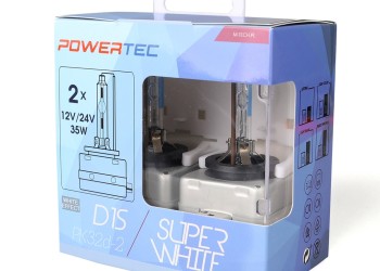 D1S 12V 34W PK32d-2 5.000K POWERTEC SUPER WHITE 2ΤΕΜ. M-TECH
