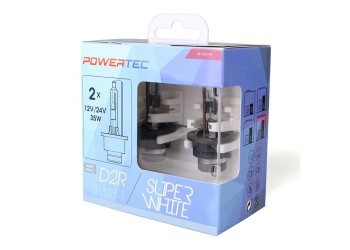 D2R 12V 34W P32d-3 5.000K POWERTEC SUPER WHITE 2ΤΕΜ. M-TECH