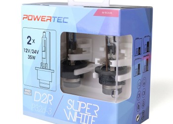D2R 12V 34W P32d-3 5.000K POWERTEC SUPER WHITE 2ΤΕΜ. M-TECH