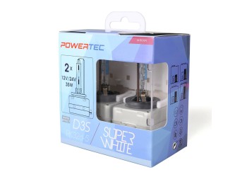 D3S 12V 34W P32d-5 5.000K POWERTEC SUPER WHITE 2ΤΕΜ. M-TECH
