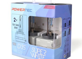 D3S 12V 34W P32d-5 5.000K POWERTEC SUPER WHITE 2ΤΕΜ. M-TECH