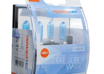 HB3 12V 65W 3.450K P20d POWERTECK SUPERWHITE 2ΤΕΜ.