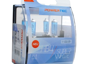 HB4 12V 55W 3.450K P22d POWERTECK SUPERWHITE 2ΤΕΜ.