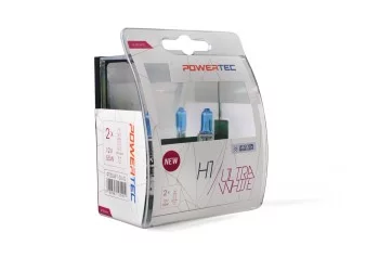 H1 12V 55W P14,5s POWERTEC ULTRA WHITE 2ΤΕΜ. M-TECH