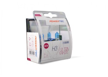 H3 12V 55W PK22s POWERTEC ULTRA WHITE 2ΤΕΜ. M-TECH