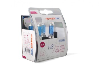 H8 12V 35W PGJ19-1 POWERTEC ULTRA WHITE 2ΤΕΜ. M-TECH