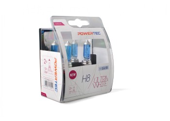 H8 12V 35W PGJ19-1 POWERTEC ULTRA WHITE 2ΤΕΜ. M-TECH