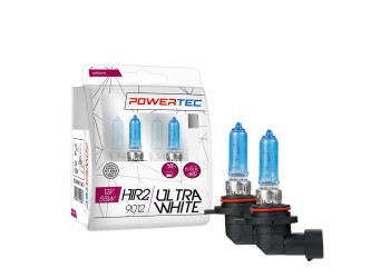 ΛΑΜΠΕΣ HIR2 9012 12V 55W POWERTEC ULTRA WHITE (up to 5.000k) mTECH - 2 Τεμ.