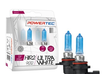 ΛΑΜΠΕΣ HIR2 9012 12V 55W POWERTEC ULTRA WHITE (up to 5.000k) mTECH - 2 Τεμ.