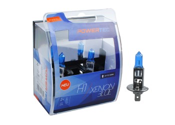 H1 12V 55W P14,5s 5.000K POWERTEC XENON BLUE 2ΤΕΜ. M-TECH