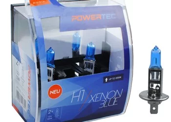 H1 12V 55W P14,5s 5.000K POWERTEC XENON BLUE 2ΤΕΜ. M-TECH