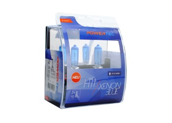 H11 12V 55W PGJ19-2 5.000K POWERTEC XENON BLUE 2ΤΕΜ.