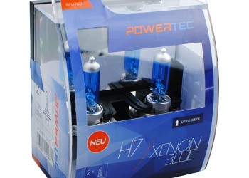 H7 12V 55W PX26d 5.000K-6000K POWERTEC XENON BLUE 2ΤΕΜ. M-TECH