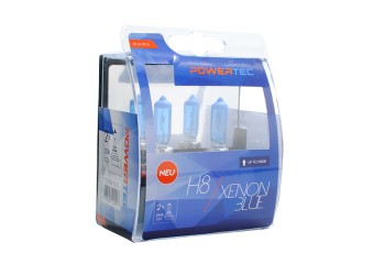 H8 12V 35W PGJ19-1 5.000K POWERTEC XENON BLUE 2ΤΕΜ. M-TECH