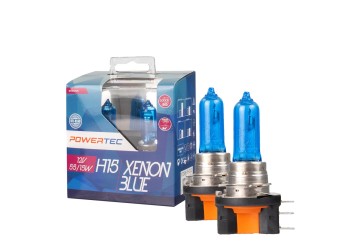 ΛΑΜΠΕΣ H15 55/15W 12V POWERTEC XENON BLUE mTECH - 2 Τεμ.