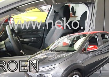 ΑΝΕΜΟΘΡΑΥΣΤΕΣ ΓΙΑ CITROEN C3 3 5D 2017+ ΖΕΥΓΑΡΙ ΑΠΟ ΕΥΚΑΜΠΤΟ ΦΙΜΕ ΠΛΑΣΤΙΚΟ HEKO - 2 ΤΕΜ.