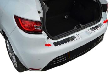 TRIM ΜΑΡΚΕ ΠΟΡΤ ΜΠΑΓΚΑΖ ΧΡΩΜΙΟ ΜΕΤΑΛΛΙΚΟ S-DIZAYN ΓΙΑ RENAULT CLIO 5D 2012+ - 1 TEM.