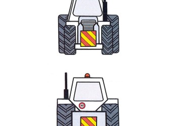 ΑΝΑΚΛΑΣΤΙΚΟ ΣΗΜΑ ΣΕ ΠΑΝΕΛ ΑΛΟΥΜΙΝΙΟΥ ΚΟΚΚΙΝΟ/ΠΟΡΤΟΚΑΛΙ 423x423mm 1ΤΕΜ.