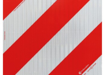 ΑΝΑΚΛΑΣΤΙΚΟ ΣΗΜΑ ΣΕ ΠΑΝΕΛ ΓΑΛΒΑΝΙΣΜΕΝΟΥ ΧΑΛΥΒΑ ΛΕΥΚΟ/ΚΟΚΚΙΝΟ DIN3071TPESC-B 423x423mm LAMPA - 1 ΤΕΜ