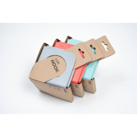 ΣΤΑΘΕΡΟΠΟΙΗΤΗΣ / ΔΙΑΧΩΡΙΣΤΙΚΟ STOPPER NOOK ΓΙΑ ΤΟ ΠΟΡΤ ΜΠΑΓΚΑΖ ΑΠΟ ΠΛΑΣΤΙΚΟ ΣΕ ΓΚΡΙ ΧΡΩΜΑ ΜΕ ΑΝΤΙΟΛΙΣΘΗΤΙΚΑ ΜΑΞΙΛΑΡΑΚΙΑ ΚΑΙ ΑΥΤΟΚΟΛΛΗΤΑ ΤΥΠΟΥ VELCRO RATI - 2 ΤΕΜ.